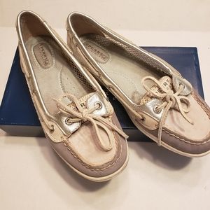 Sperry Top sider angelfish open mesh gray size 6.5